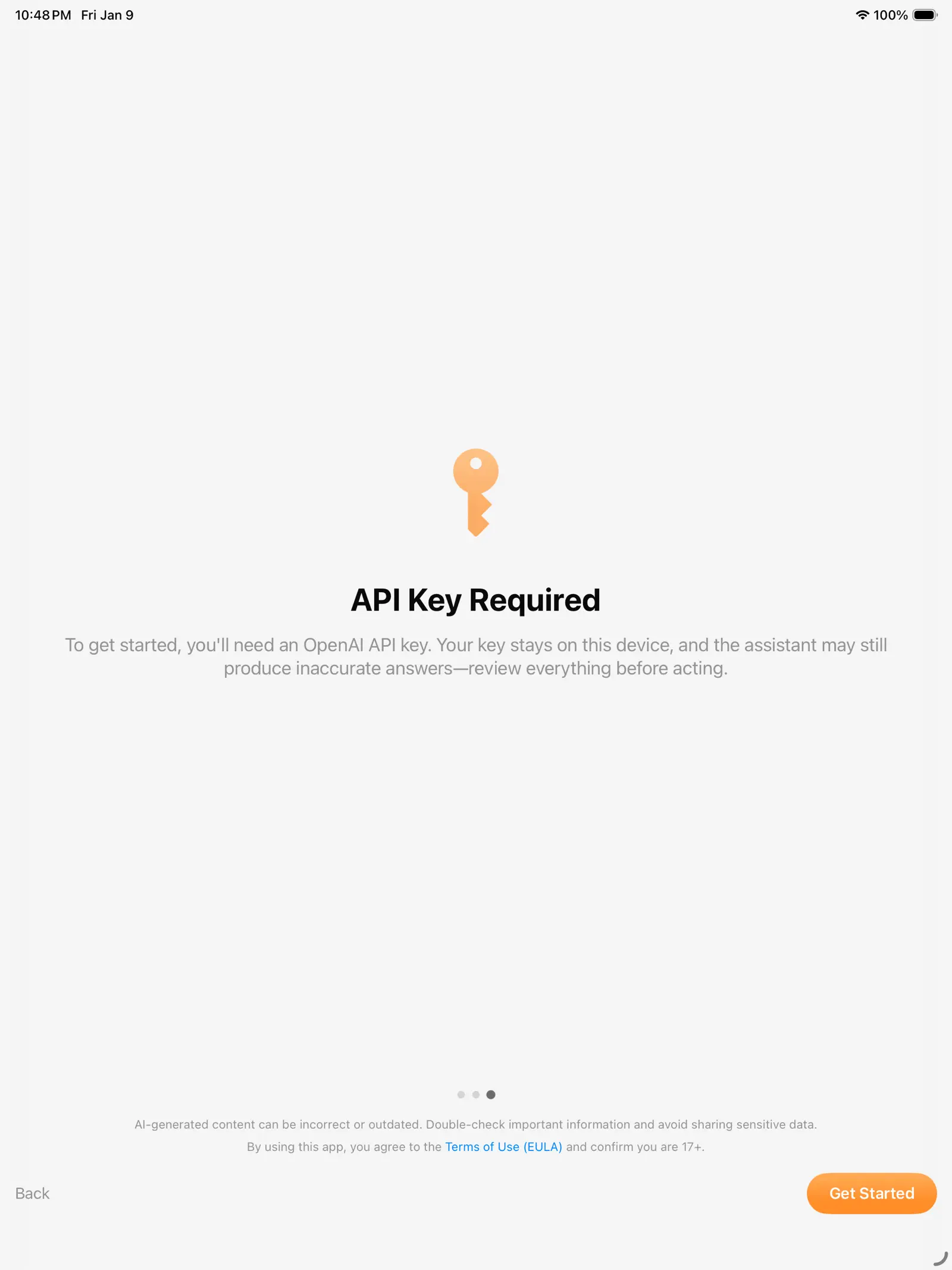 OpenResponses iPad screenshot 2