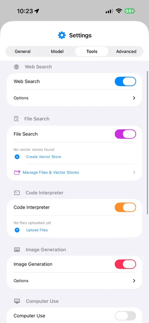 OpenResponses iPhone screenshot 7