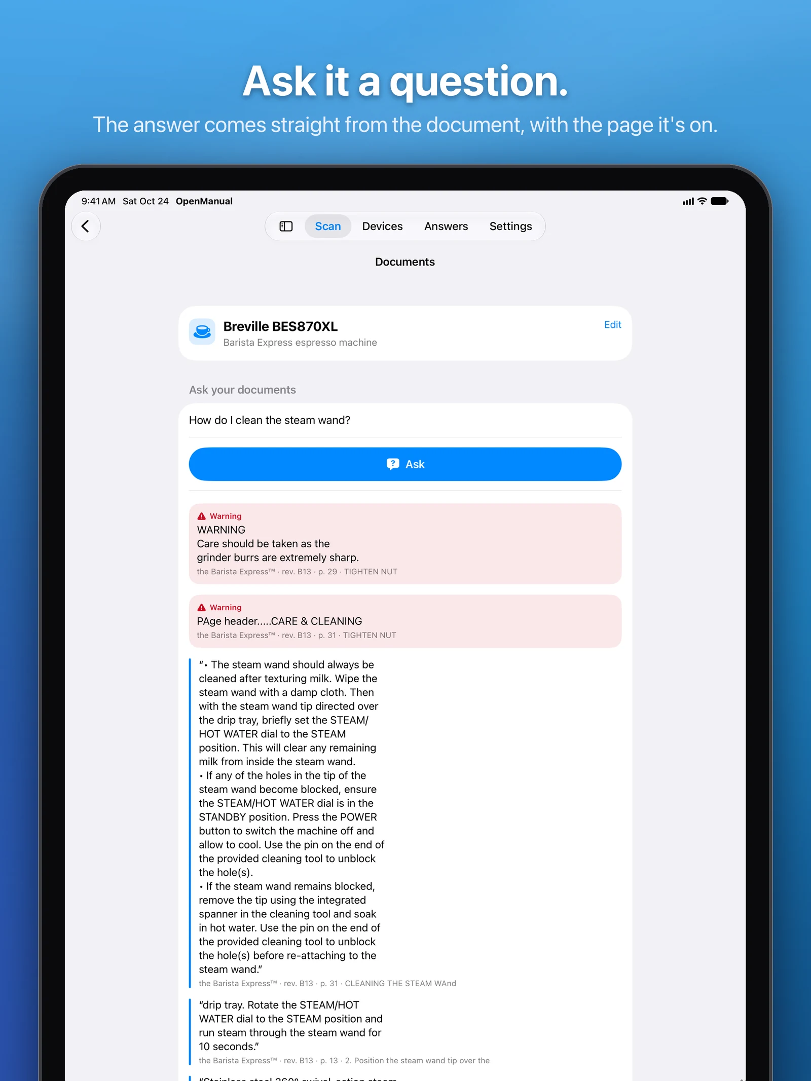 OpenManual iPad screenshot 3