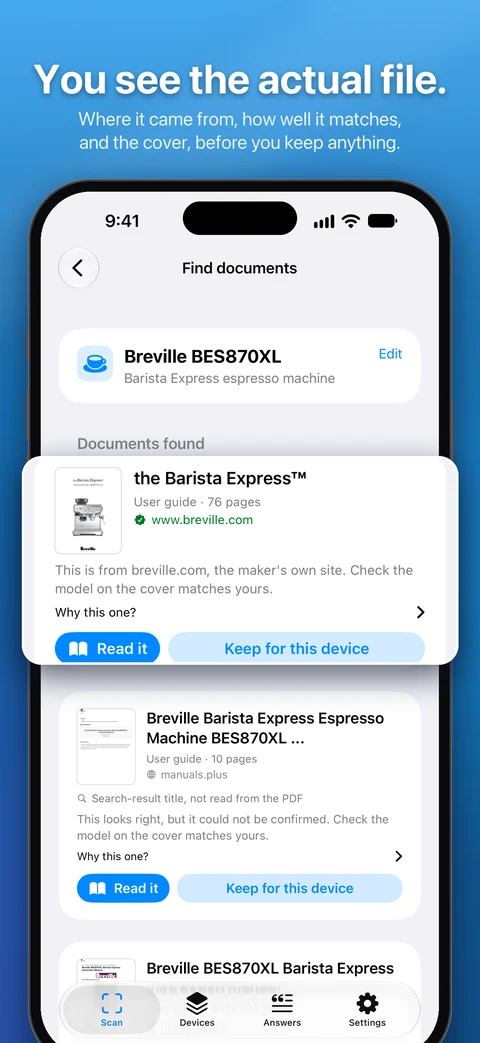OpenManual iPhone screenshot 1