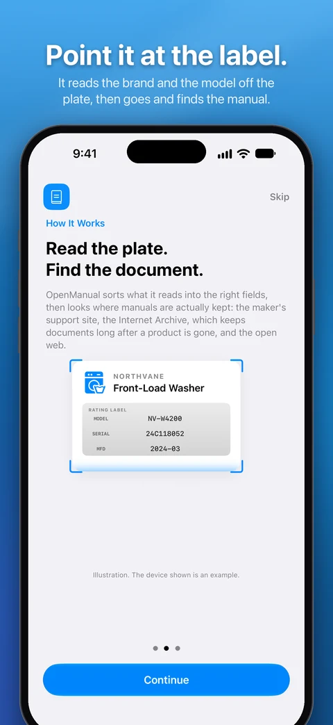 OpenManual iPhone screenshot 2